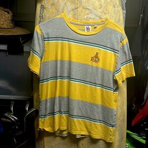 Large Men’s Atari T Shirt Yellow and Grey